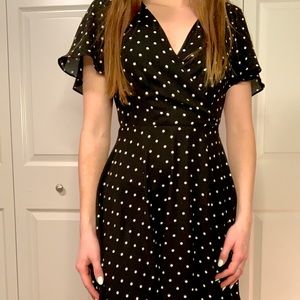 Express Polka Dot Dress